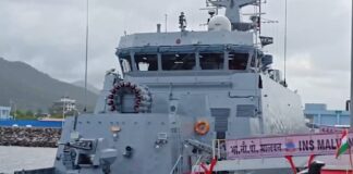 INS Malvan commissioned into Indian Navy
