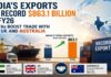 UAE, UK and Australia Partnerships Propel India’s Exports to Record Levels