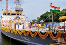 Indian Navy launches ‘Machilipatnam’, seventh Mahe-class anti-submarine warfare craft