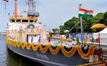 Indian Navy launches ‘Machilipatnam’, seventh Mahe-class anti-submarine warfare craft