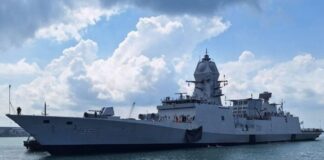 Indian Navy’s Eastern Fleet Ships Reach Singapore’s Changi Naval Base