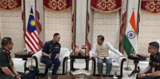 India, Malaysia Discuss Entire Spectrum of Military Cooperation