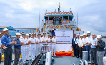 Cochin Shipyard Delivers Third Anti-Submarine Warfare Shallow Water Craft to Indian Navy