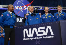 Trump presents Medal of Honor to Artemis II crew
