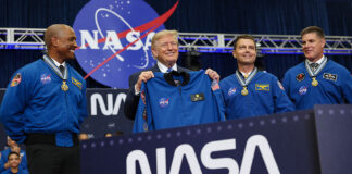 Trump presents Medal of Honor to Artemis II crew