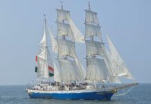 INS Sudarshini Sails On After Successful Lisbon Port Call
