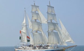 INS Sudarshini Sails On After Successful Lisbon Port Call