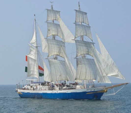 INS Sudarshini Sails On After Successful Lisbon Port Call