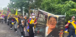 Tibetan Activists Rally Against Beijing’s Ethnic Unity Law