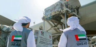 UAE sends plane with 83 tonnes of relief aid to flood-hit Nepal
