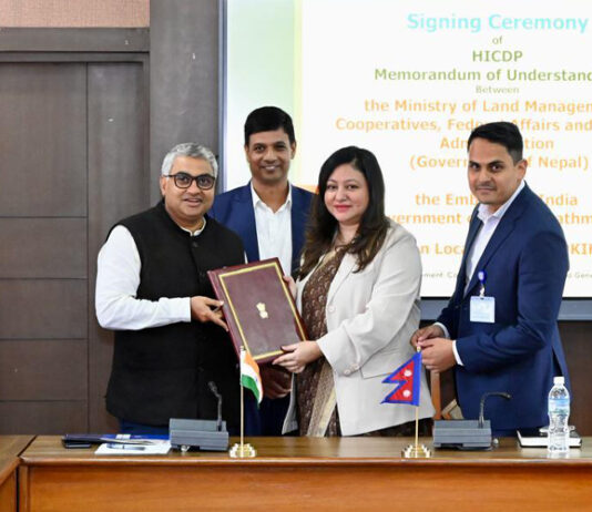 India and Nepal sign MoUs for eight development projects in education, health and agriculture