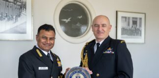 Indian, New Zealand Navy Chiefs Discuss Maritime Cooperation