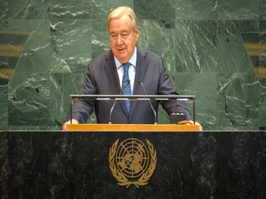 UNSC Chief Guterres Raises Concerns Over Law Violations by Global Powers