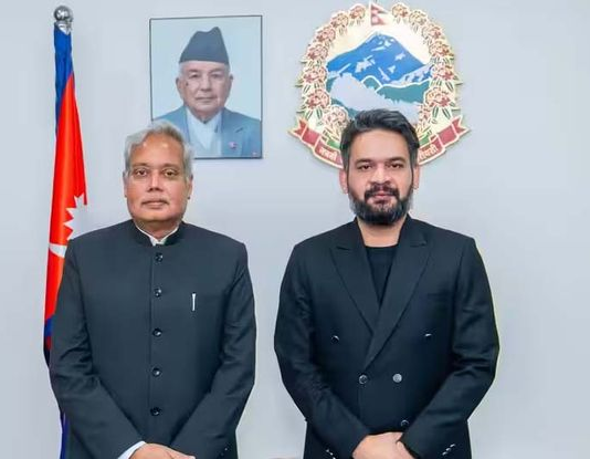 Indian Envoy, Nepal Foreign Minister Hold Talks on Bilateral Relations
