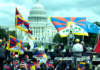 Tibetan Protesters Take To The Streets During Xi’s US State Visit