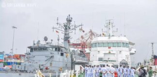 INS Tir, INS Sujata and ICGS Sarathi Complete Sri Lanka Visit