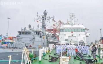 INS Tir, INS Sujata and ICGS Sarathi Complete Sri Lanka Visit