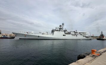 Indian Navy’s INS Trishul Reaches Valencia on Strategic Deployment