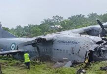 Nigerian Military Aircraft Crash Claims 32 Lives