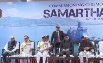 Made-in-India INS Samarthak Commissioned into Naval Service