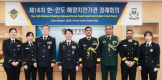 India, South Korea Coast Guards Hold 14th High-Level Meeting to Strengthen Maritime Cooperation