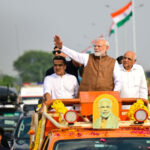 PM Modi Holds Roadshow in Gujarat’s Banaskantha Ahead of Launching Projects Worth Over ₹14,000 Crore